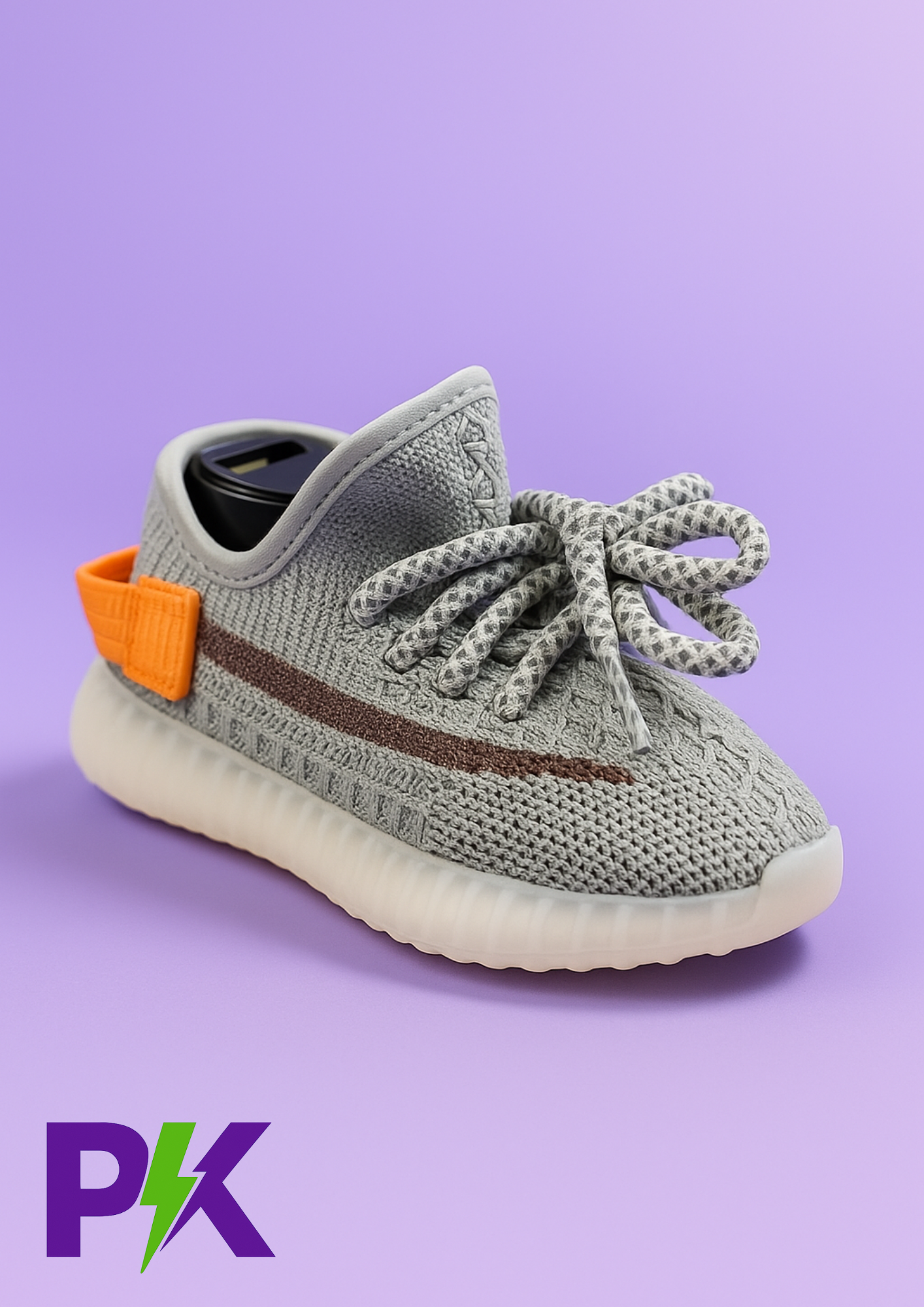 My Power Kiks® – Batterie externe 8000 mAh – Sneaker Yeezy Style Grey Edition